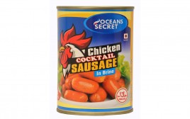 Oceans Secret Chicken Cocktail Sausage In Brine  Tin  425 grams
